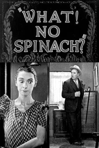 Movie poster for What! No Spinach?