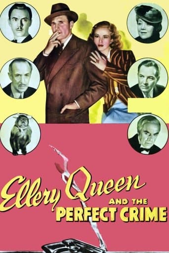 Movie poster for Ellery Queen and the Perfect Crime