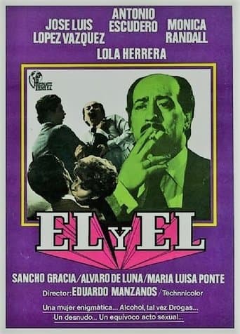 Movie poster for Él y él