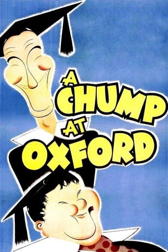 Movie poster for A Chump at Oxford