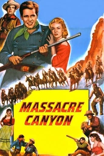 Movie poster for Massacre Canyon