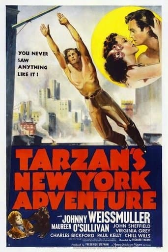 Movie poster for Tarzan's New York Adventure