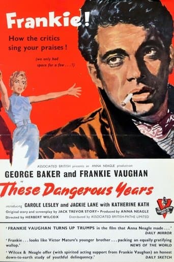 Movie poster for These Dangerous Years