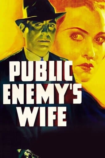 Movie poster for Public Enemy's Wife