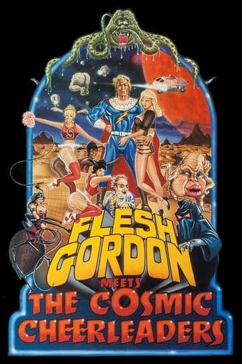 Movie poster for Flesh Gordon Meets the Cosmic Cheerleaders