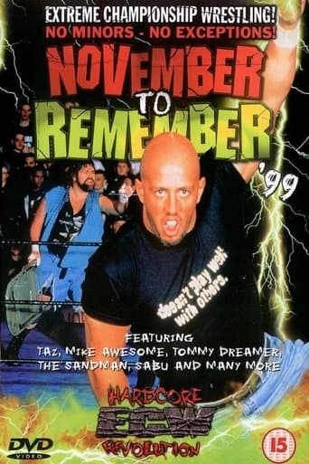 Movie poster for ECW November to Remember 1999