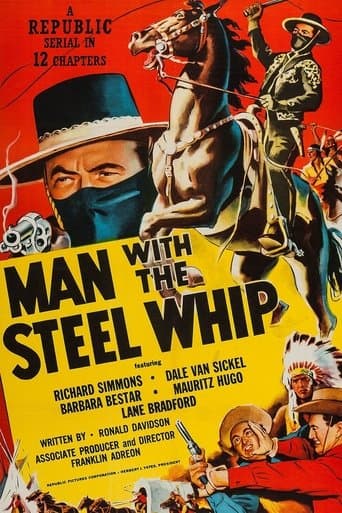 Movie poster for Man with the Steel Whip