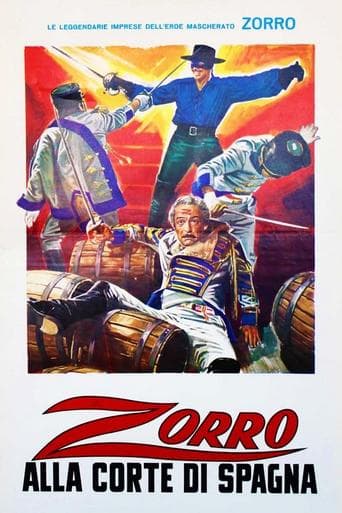 Movie poster for Zorro in the Court of Spain