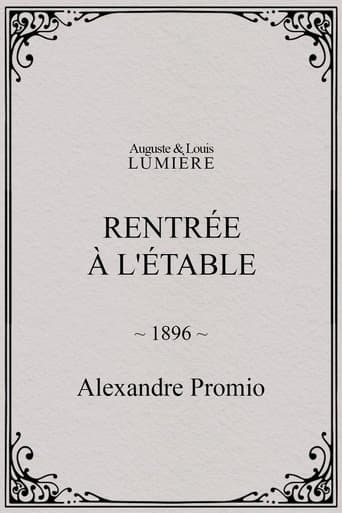 Movie poster for Rentrée à l'étable
