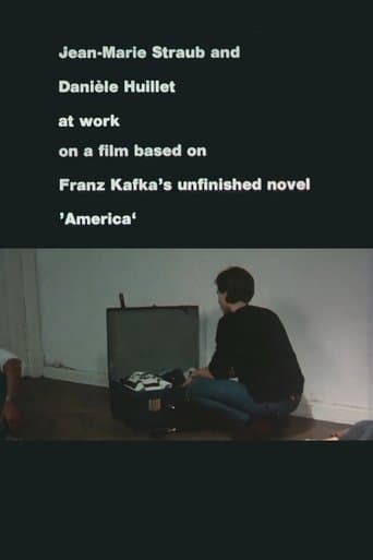 Movie poster for Jean-Marie Straub and Danièle Huillet at Work on a Film Based on Franz Kafka’s Amerika