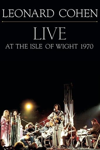 Movie poster for Leonard Cohen: Live at the Isle of Wight 1970