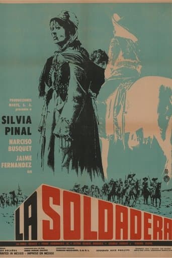 Movie poster for La soldadera