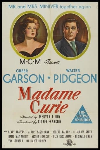 Movie poster for Madame Curie