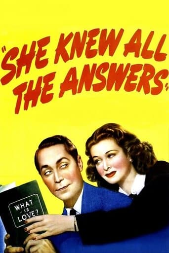 Movie poster for She Knew All the Answers