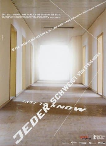 Movie poster for Last to Know