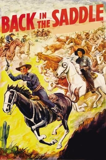 Movie poster for Back in the Saddle