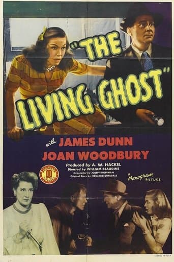 Movie poster for The Living Ghost
