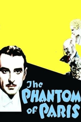 Movie poster for The Phantom of Paris