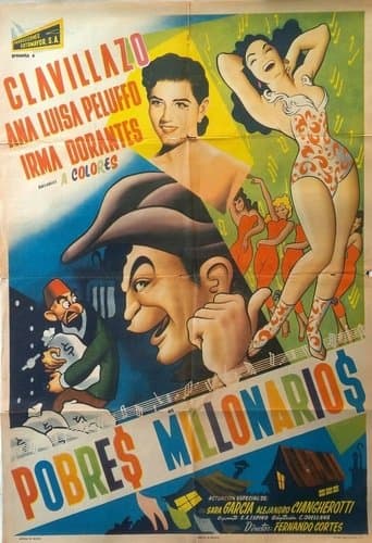 Movie poster for Pobres millonarios