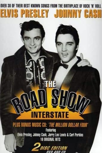 Movie poster for Elvis Presley and Johnny Cash: The Road Show