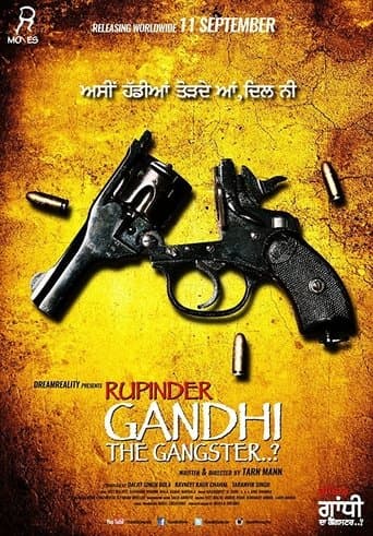 Movie poster for Rupinder Gandhi The Gangster