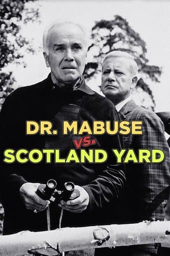 Movie poster for Dr. Mabuse vs. Scotland Yard