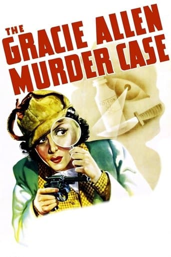 Movie poster for The Gracie Allen Murder Case