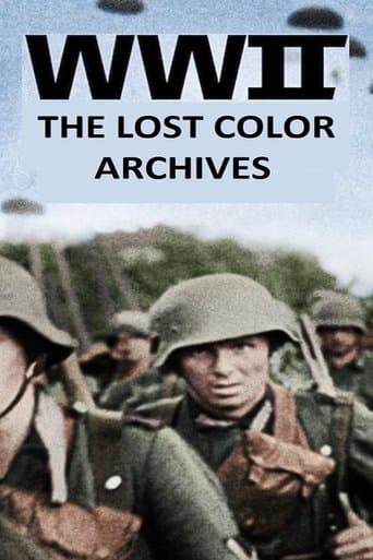Movie poster for WWII: The Lost Color Archives