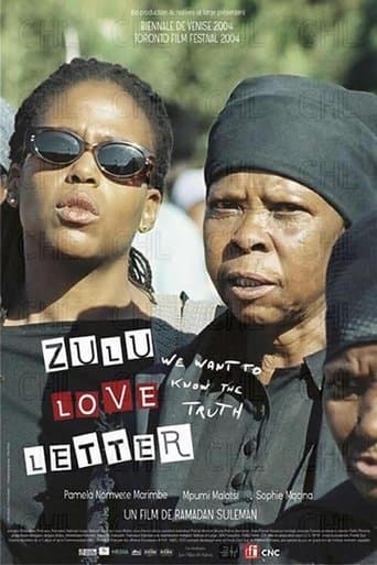 Movie poster for Zulu Love Letter