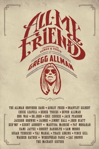 Movie poster for All My Friends - Celebrating the Songs & Voice of Gregg Allman