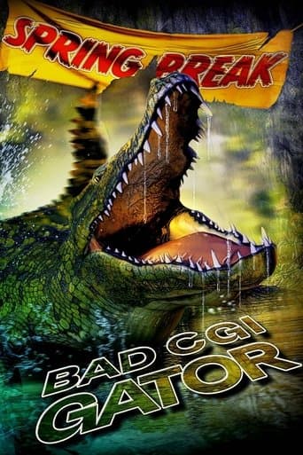 Movie poster for Bad CGI Gator