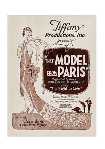 Movie poster for That Model from Paris