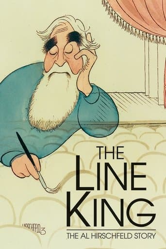Movie poster for The Line King: The Al Hirschfeld Story