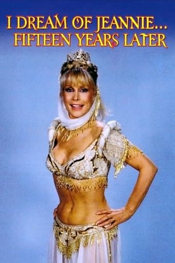 Movie poster for I Dream of Jeannie... Fifteen Years Later