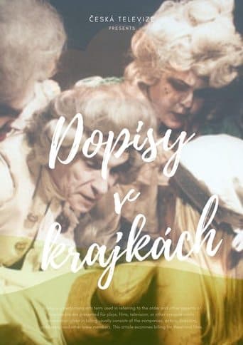 Movie poster for Dopisy v krajkách