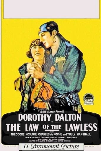 Movie poster for Law of the Lawless