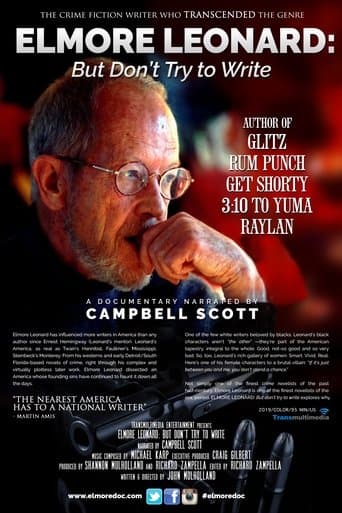 Movie poster for Elmore Leonard: "But Don't Try to Write"
