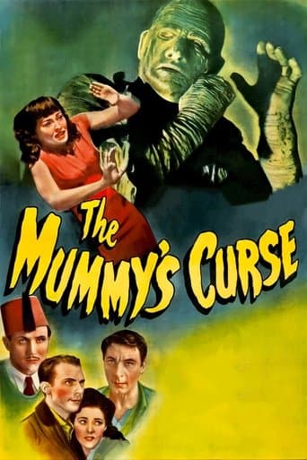 Movie poster for The Mummy's Curse