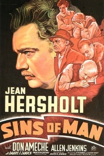 Movie poster for Sins of Man