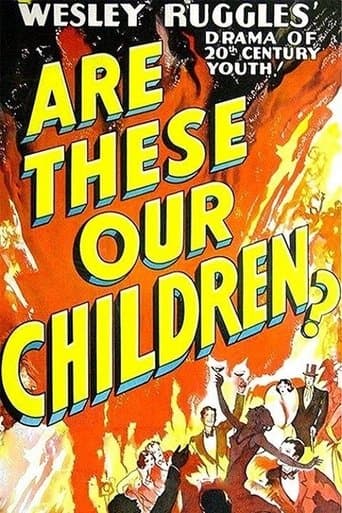 Movie poster for Are These Our Children?