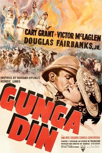 Movie poster for Gunga Din