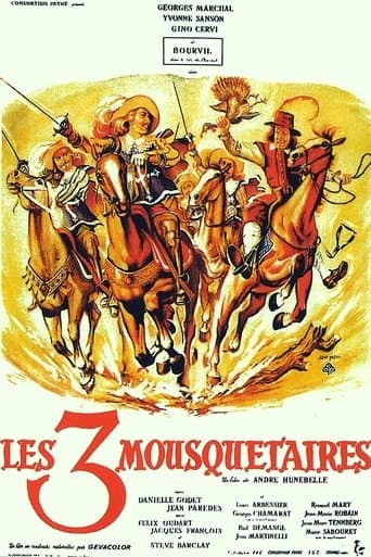 Movie poster for The Three Musketeers