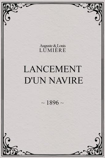 Movie poster for Lancement d'un navire