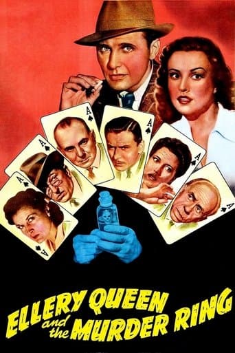Movie poster for Ellery Queen and the Murder Ring