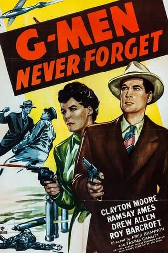 Movie poster for G-Men Never Forget
