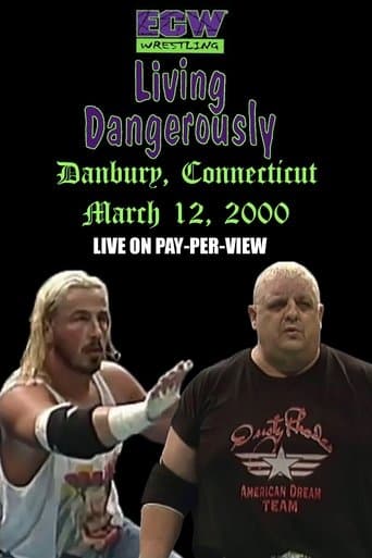 Movie poster for ECW Living Dangerously 2000