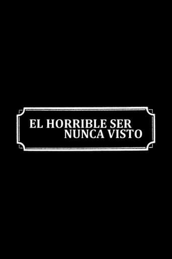 Movie poster for El horrible ser nunca visto