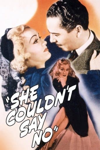 Movie poster for She Couldn't Say No