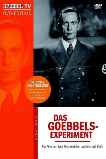 Movie poster for The Goebbels Experiment