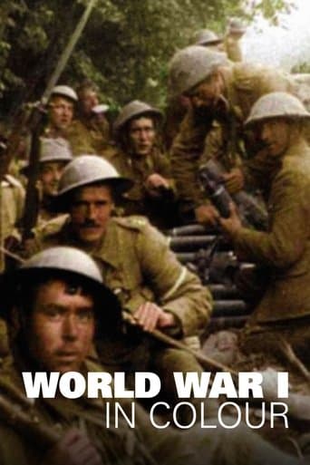 Movie poster for World War 1 in Colour
